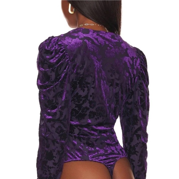 Free People Magic Hour Bodysuit in Purple - Picture 3 of 7
